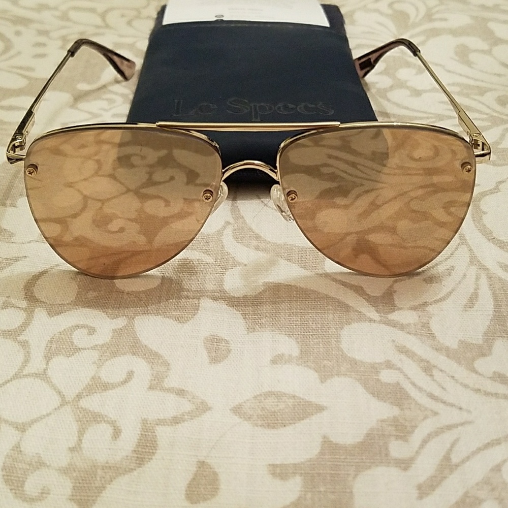 Le Specs mirrored aviator sunglasses